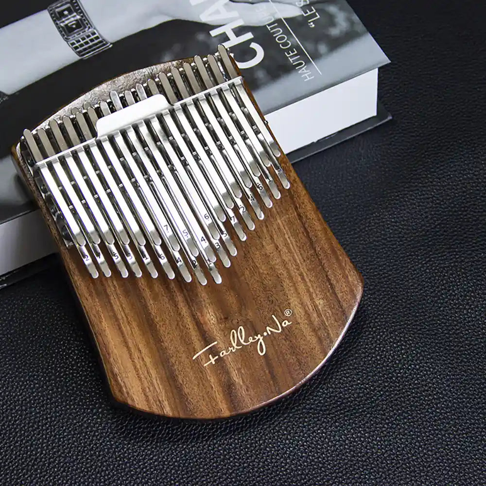 Instruction booklet for a kalimba with 34 keys