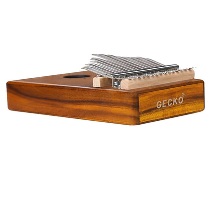 Elegant 15-key thumb piano, sophisticated look.