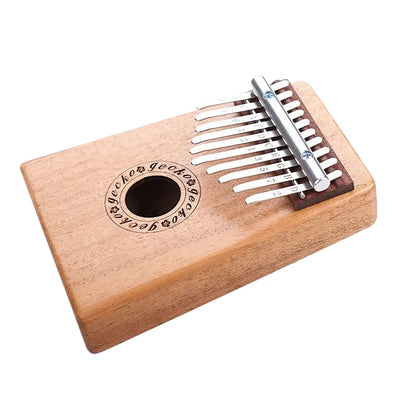 Traditional style 10-key thumb piano, cultural charm.
